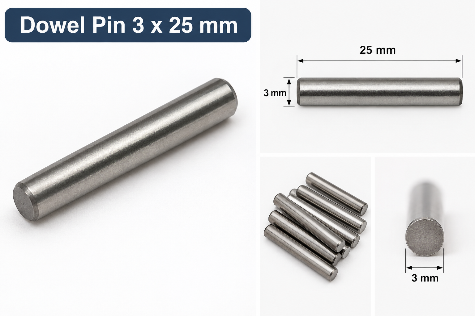 Dowel Pin 3x25mm
